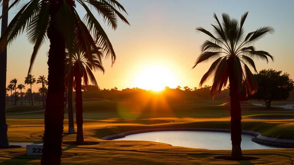 puesta-de-sol-sobre-el-desert-pines-golf-course