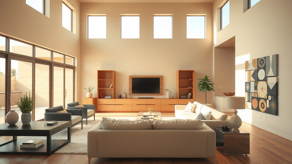 Interior of a luxury home in las vegas