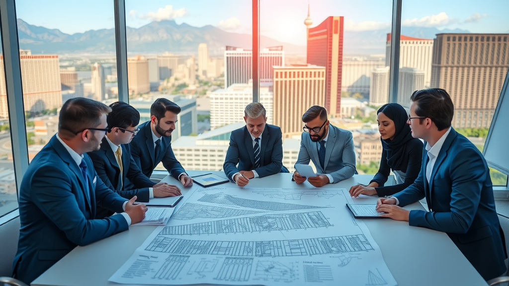 Inversionistas en reunión en Las Vegas