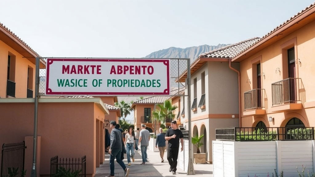 Mercado abierto de propiedades en Las Vegas.