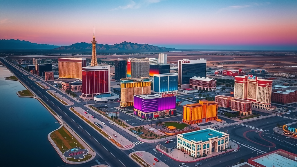 Vista ayrea de la expansiyn inmobiliaria en las vegas