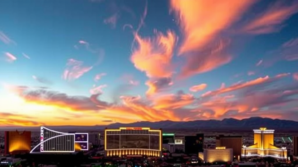 Atardecer en las vegas