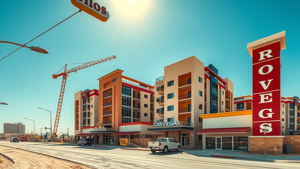 Construcciyn de casas nuevas en las vegas mostrando un mercado inmobiliario en expansiyn