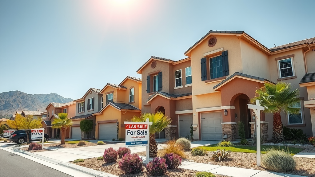 Las vegas neighborhood with homes for sale
