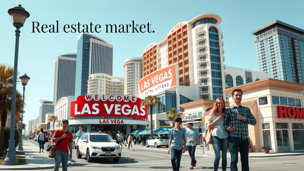 Las vegas real estate market scene