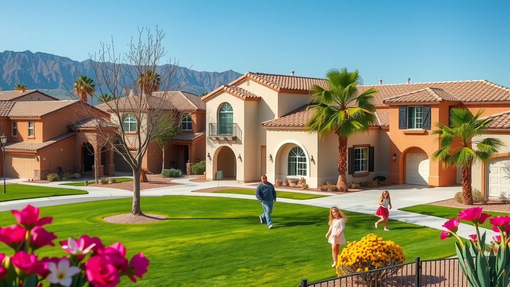 Suburban homes in las vegas