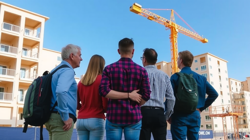 Compradores explorando nuevas construcciones en Las Vegas