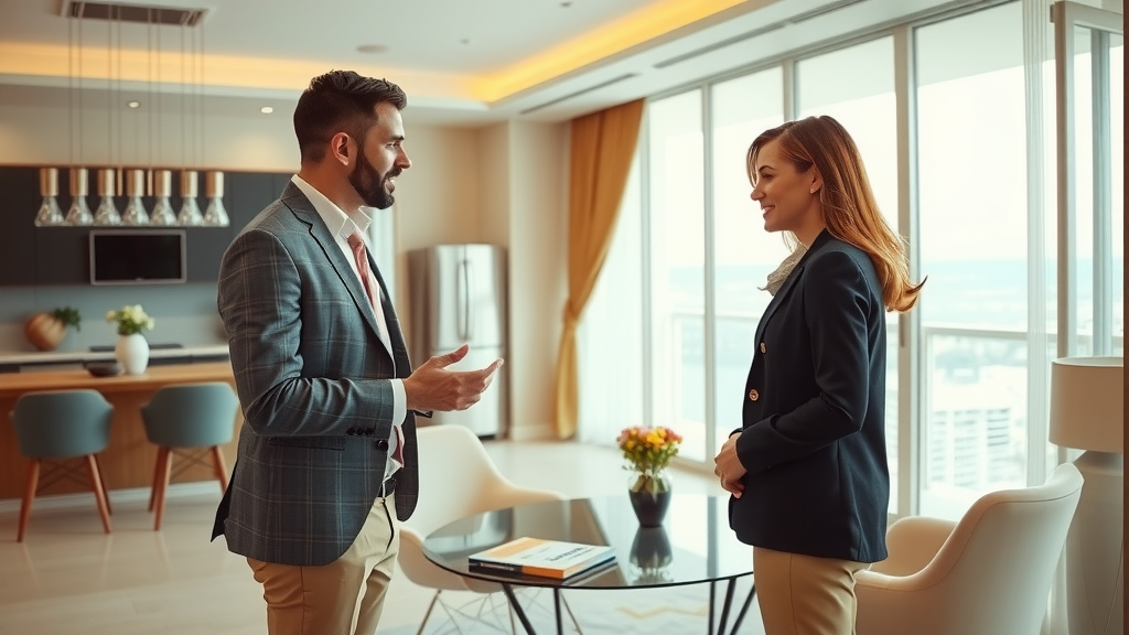 Visita a un condominio moderno en Las Vegas.