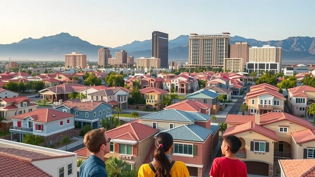 Families exploring new housing developments in las vegas